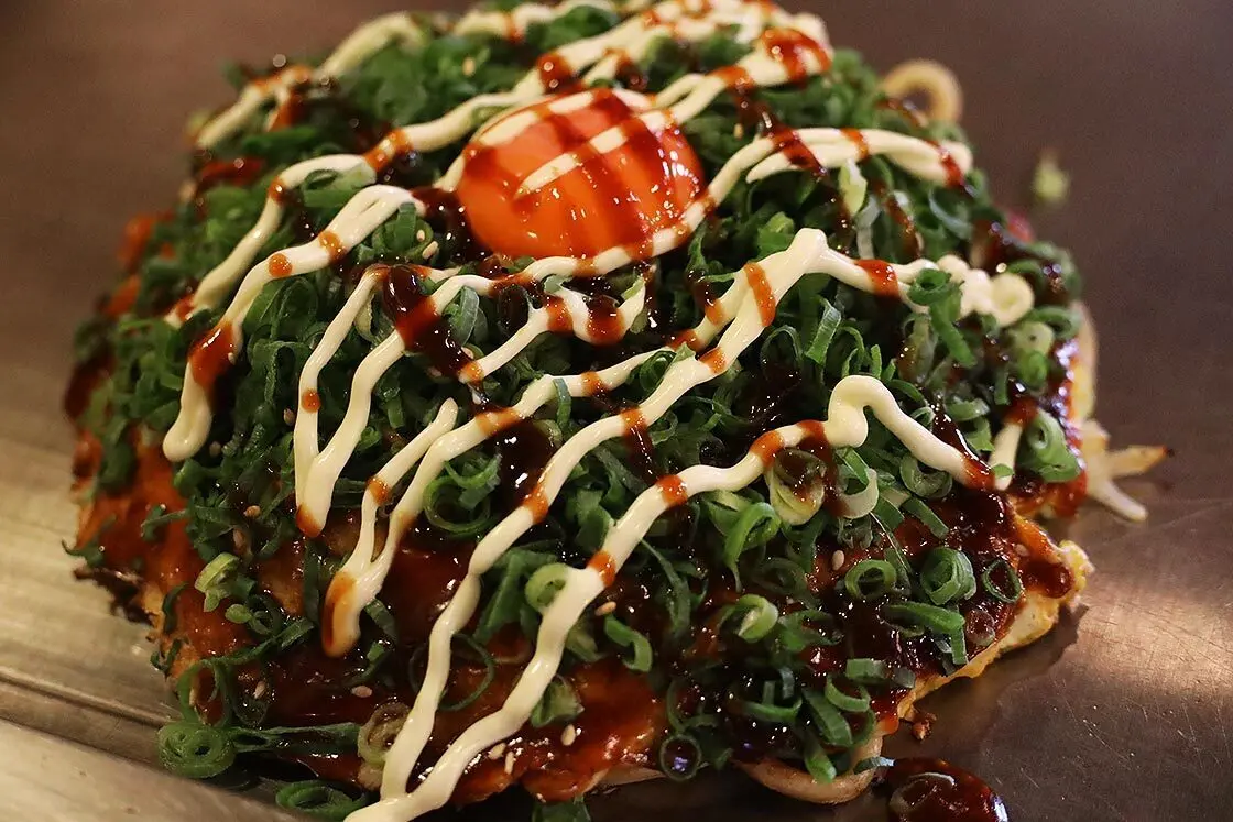 Hiroshima-style okonomiyaki