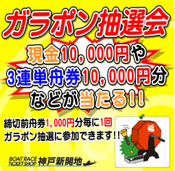 HP用ガラポン抽選会H30