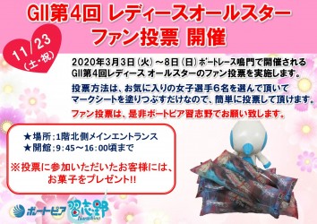 第4回レディースオールスターファン投票