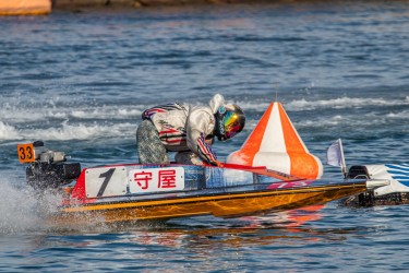 守屋選手レース